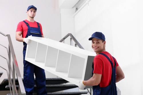 Secure packing of office equipment for a Canary Wharf relocation