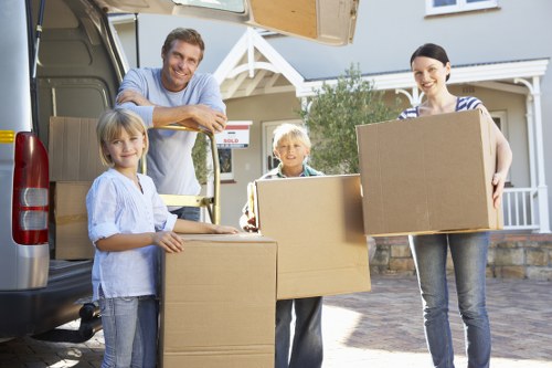Residential packing assistance for a modern Canary Wharf apartment