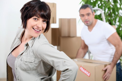 Careful packing for home moves in Canary Wharf with fragile items protected