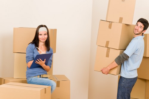 Organised packing supplies for residential and commercial moves in Canary Wharf